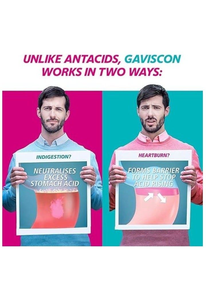 جافيسكون شراب علاج سوء الهضم بنكهة النعناع 200 مل - Image 3